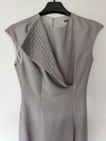boho haljine online: S (EU 36), color - Beige, Cocktail, Short sleeves