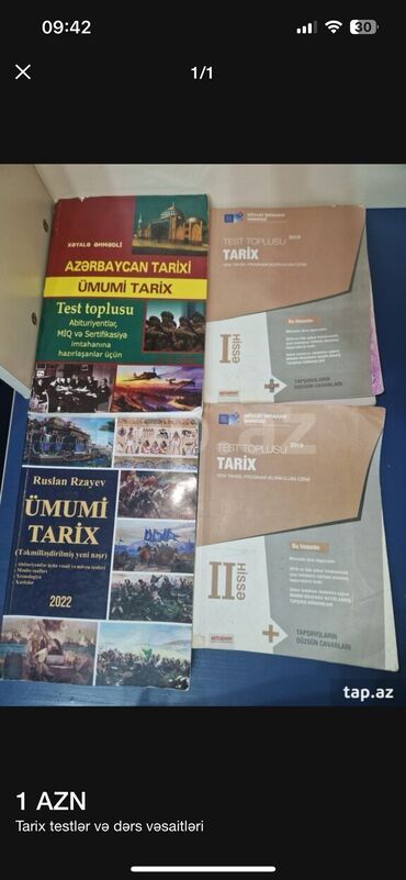 Testlər: Ümumi Tarix Testlər 11-ci sinif, DİM, 1-ci hissə, 2019 il