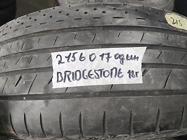 60: Шины 215 / 60 / R 17, Лето, Б/у, 1 шт, Легковые, Bridgestone — 1