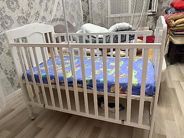 usag ucun manej: 🍼 Səliqəli uşaq beşiyi satılır 🤍 Təmiz və yaxşı vəziyyətdədir. Ağ — 1