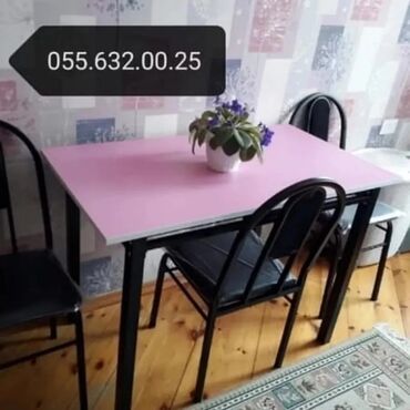 Restoran mebeli: Kuxna üçün masa və oturacaqlar dəstləri, kafe və cayxana üçün stol — 30