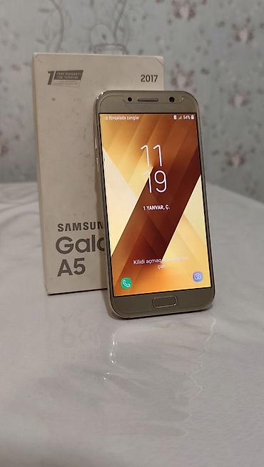 telofonu: Samsung Galaxy A5 2017, 32 GB, rəng - Qızılı — 1