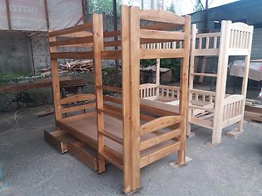 bunk bed: Продаю новые двухъярусные кроватки.Материал из сосны.Размер — 5
