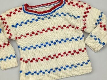 biały sweterek do komunii: Sweatshirt, 1.5-2 years, 86-92 cm, condition - Good