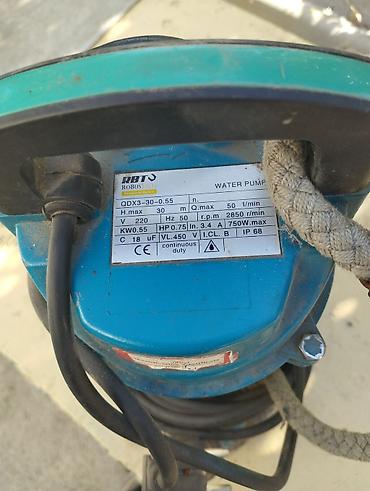 продаю летний душ: Погружной насос RBT Robustech QDX3-30-0.55 (водяной) Характеристики с — 2