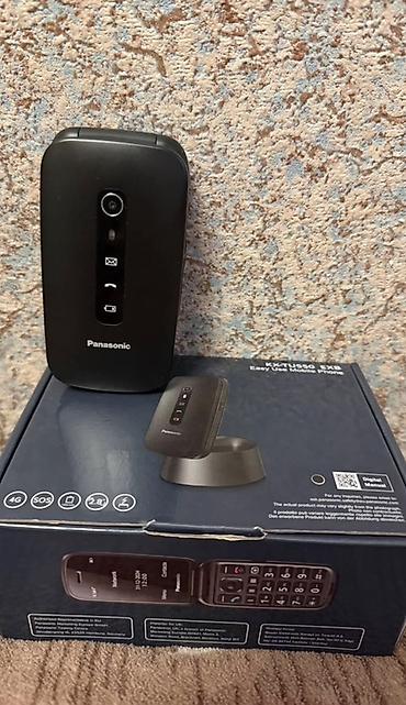 Panasonic KX-TU550 EXB – asan istifadəli qapaqlı mobil telefon