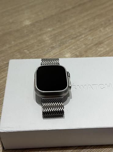 omega swatch: Apple Watch Ultra 2 Milanese Цвет N Titanium Размер 49mm AKB 99% — 2