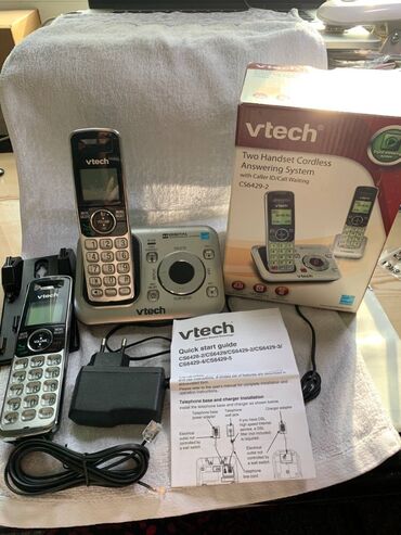 DERF: Беспроводной телефон VTech CS6429-2 1) с цифровым автоответчиком 2)