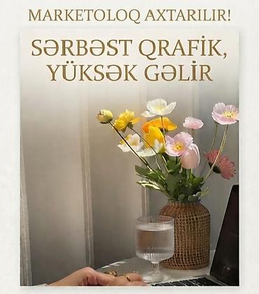 reklam işi vakansiya: Marketoloq tələb olunur — 1