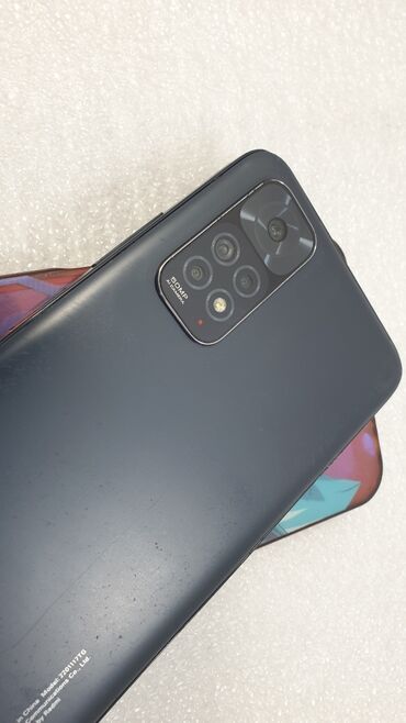 телефон redmi note 11: Redmi, Redmi Note 11, Б/у, 128 ГБ, цвет - Черный, 2 SIM