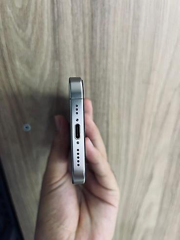a17: IPhone 15 Pro, Б/у, 256 ГБ, Natural Titanium, Коробка, В рассрочку, 85 % — 4