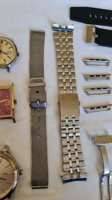 Dodaci za satove: Narukvica za sat, Materijal: Guma, bоја - Crna — 16