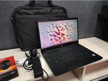 стильный ноутбук: Ноутбук, HP, 8 ГБ ОЗУ, Intel Core i3, 15.6 ", Для работы, учебы, память SSD