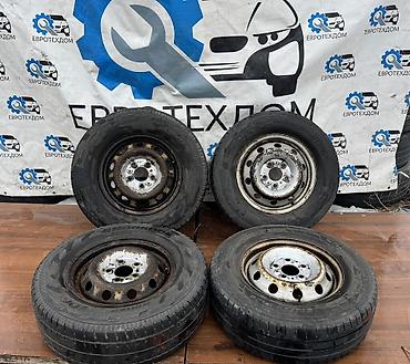 Колеса в сборе: Колеса в сборе 225 / 70 / R 15, Зима, Б/у, Комплект, Легкий коммерческий транспорт (C/LT), Железные, отверстий - 5 — 1