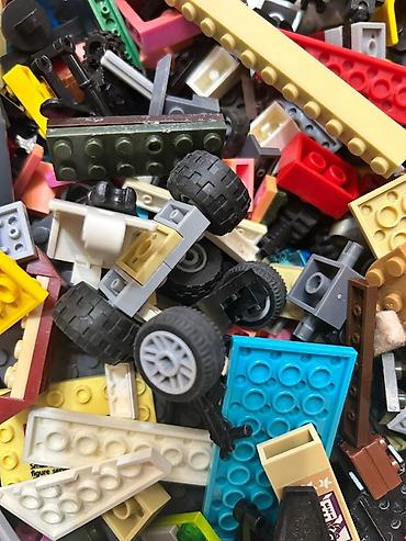 лего кирпичи: Большой микс деталей LEGO (сыпучий лот) - Разнородные кубики и — 2