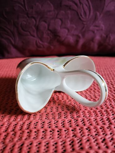 Ostali kućni dekor: Korpa nova Martintoda Nemacka iz 70ih. Korpa porcelanska sa sedef — 7