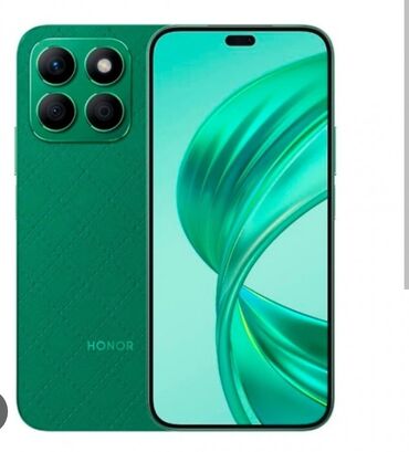 telefon altliqlari: Honor X8b, 256 GB, rəng - Yaşıl, İki sim kartlı, Face ID, Barmaq izi