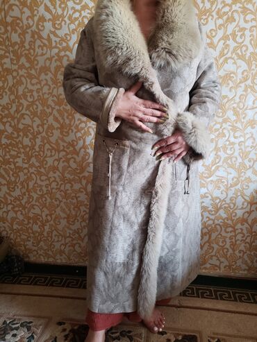 şuba palto: Palto Vero Moda, XL (EU 42), rəng - Göy