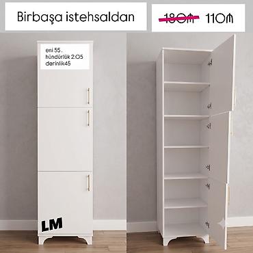 Bir qapılı dolablar təmiz laminatla 📌 Qiymət : 110₼ Təhvil qısa