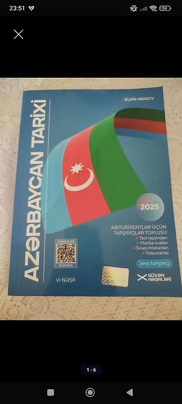 Məhsul: “Azərbaycan Tarixi – Abituriyentlər üçün tapşırıqlar toplusu”