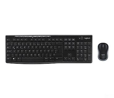 logitech klaviatura: Logitech MK270 Wireless Keyboard+mouse black 🟢 Rəsmi iş yeri olan və — 1