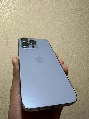 13 айфон про: IPhone 13 Pro, Колдонулган, 256 ГБ, Sierra Blue, Каптама, 77 %