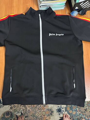 пальто чёрное: Мужской спортивный костюм, XL (EU 42), Palm Angels, Новый, цвет - Черный, Самовывоз, Бесплатная доставка, Платная доставка