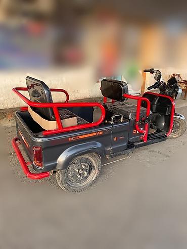 Другой электротранспорт: Электрический трицикл (грузо‑пассажирский) - Компоновка: три колеса — 9