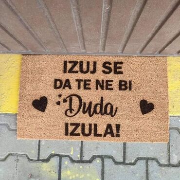 Tepisi i prostirke: Izuj se da te. NE BI IZULA OTIRAC PO VASOJ ZELJI DIMENZIJE — 11