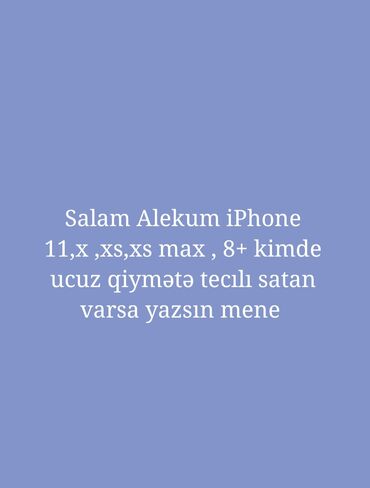 iphone 8 plus qiymeti islenmis: IPhone 11, 64 GB, Ağ