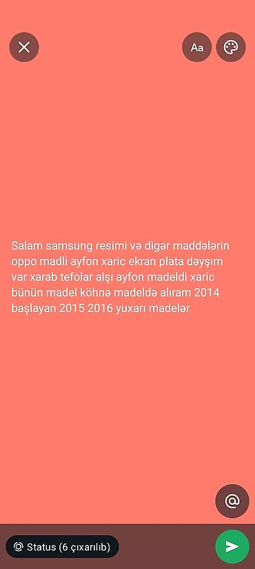 başdan hicama: Xidmət: Telefon təmiri və alışı - Samsung, Oppo və digər markalarda — 1