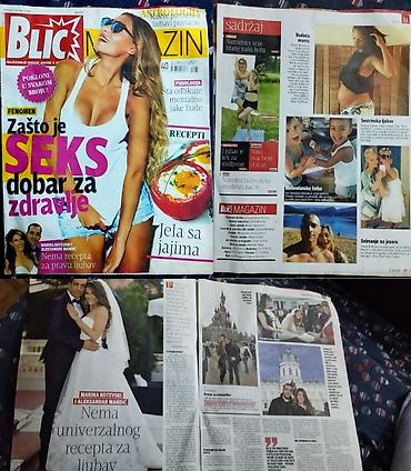 Ostalo: Komplet časopisa Blic Magazin i Blic Žena (9 broja) Dobro očuvani — 9