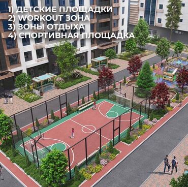 иссык куль недвижимость: 1 комната, 37 м², Элитка, 3 этаж, ПСО (под самоотделку)
