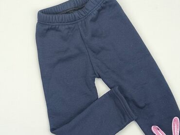 legginsy z dzianiny dresowej: Sweatpants, 12-18 months, condition - Fair