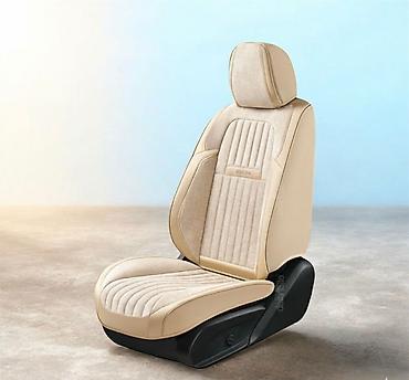 Чехлы и накидки на сиденья: Чехлы Экокожа, цвет - Серый — 5