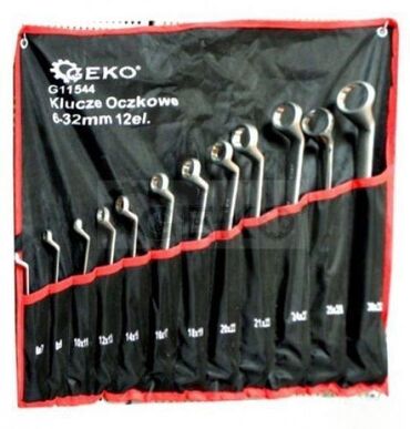 Setovi alata: Ključevi Okasto-Okaste savijene (6-32 mm, 12 kom) 🔧 Set — 2