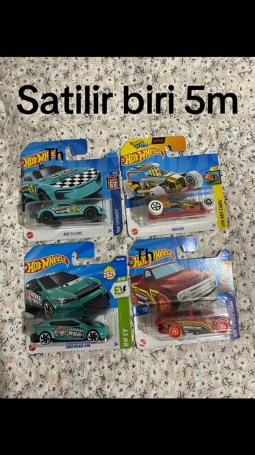 Digər kolleksiyalar: Hot Wheels kolleksiya maşınları – orijinal blister qablaşdırmada
