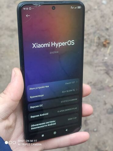 Xiaomi: Xiaomi, 12T, Б/у, 256 ГБ, цвет - Черный, 2 SIM — 7