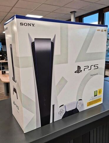 PS5 (Sony PlayStation 5): Ideal vəziyətdə 5aydı alınıb, 2022il istehsalı-2ci reviziyadı, az