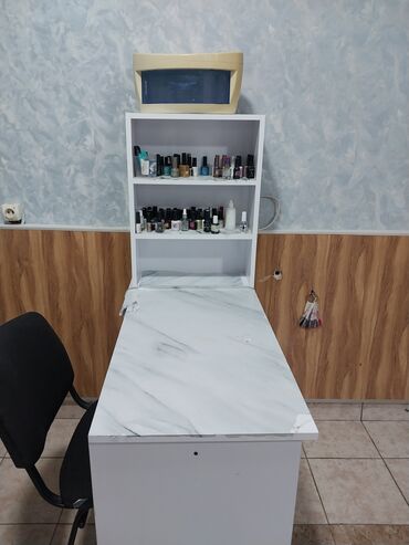 Salon, tibbi mebel dəsti: Gözəllik salonu üçün tam işlək mebel və avadanlıq paketi - İki iş yeri — 8