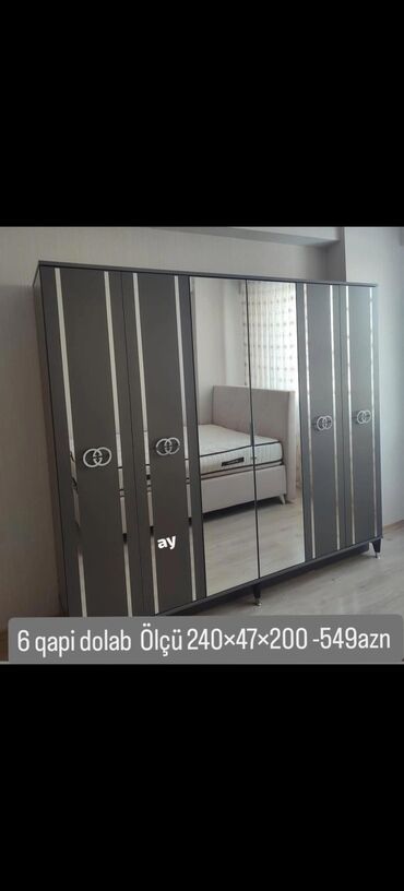 Dolablar: Yeni, Açılan, 5 qapı Düz dolab, Dolab-asılqan, Azərbaycan — 9