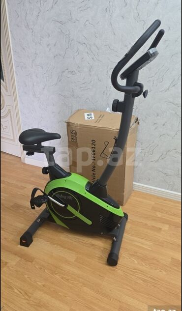 Velotrenajorlar: Stasionar velosiped – Energy Fit - Rəng: yaşıl/qara - Kompakt, ev