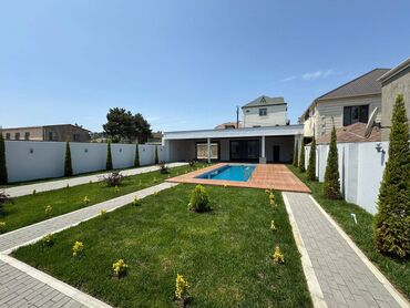 дачи в аренду в баку: Баку, Новханы, 150 м², 5 комнат, С бассейном, Комби, Газ, Электричество