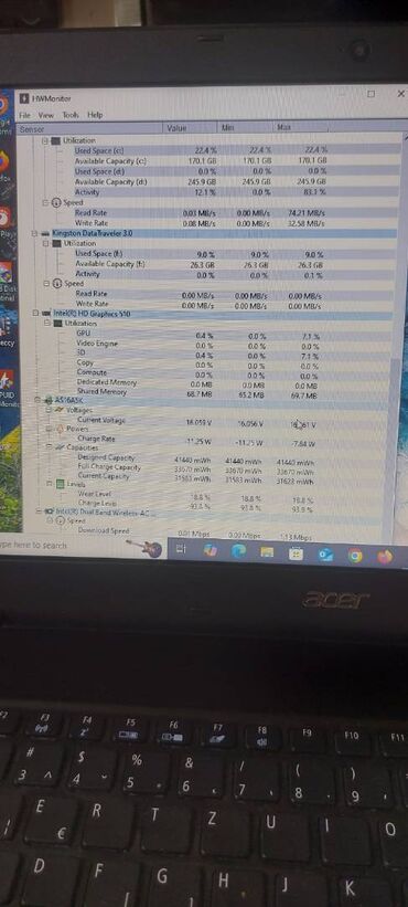 Acer: Laptop Acer TravelMate P259-baterija preko3h idealan za auto — 4