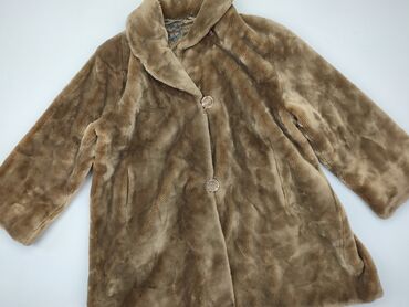 khaki spódnice: Fur, 6XL (EU 52), condition - Good
