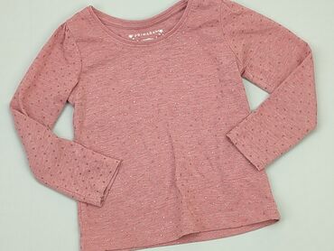 elegancka bluzka pudrowy róż: Bluzka, Primark, 2-3 lat, 92-98 cm, stan - Dobry