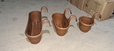 Bağ və bostan üçün digər məhsullar: Dibcek dibcek qabi duzbucaqli balkon heyet ucun gul qabi duzbucaqli — 23