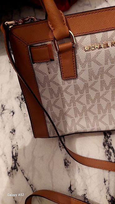 Классические сумки: Классическая сумка, Michael Kors, Материал: Комбинированный материал, Жёсткая конструкция, Женские — 7
