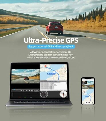 Auto oprema: E-ACE Auto Kamera UHD 4K WIFI GPS Karakteristike i specifikacije ➤ — 9