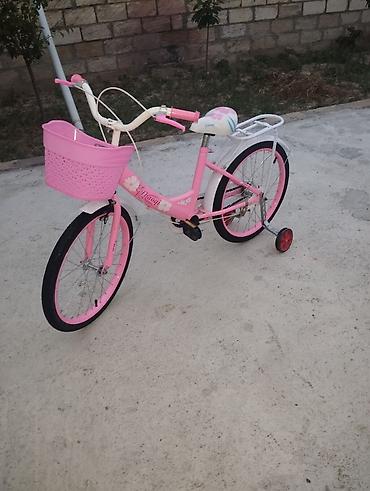 velosiped 28 type 1: Uşaq velosipedi – çəhrayı rəngdə, sepetli model islenmeyib yenidir — 1